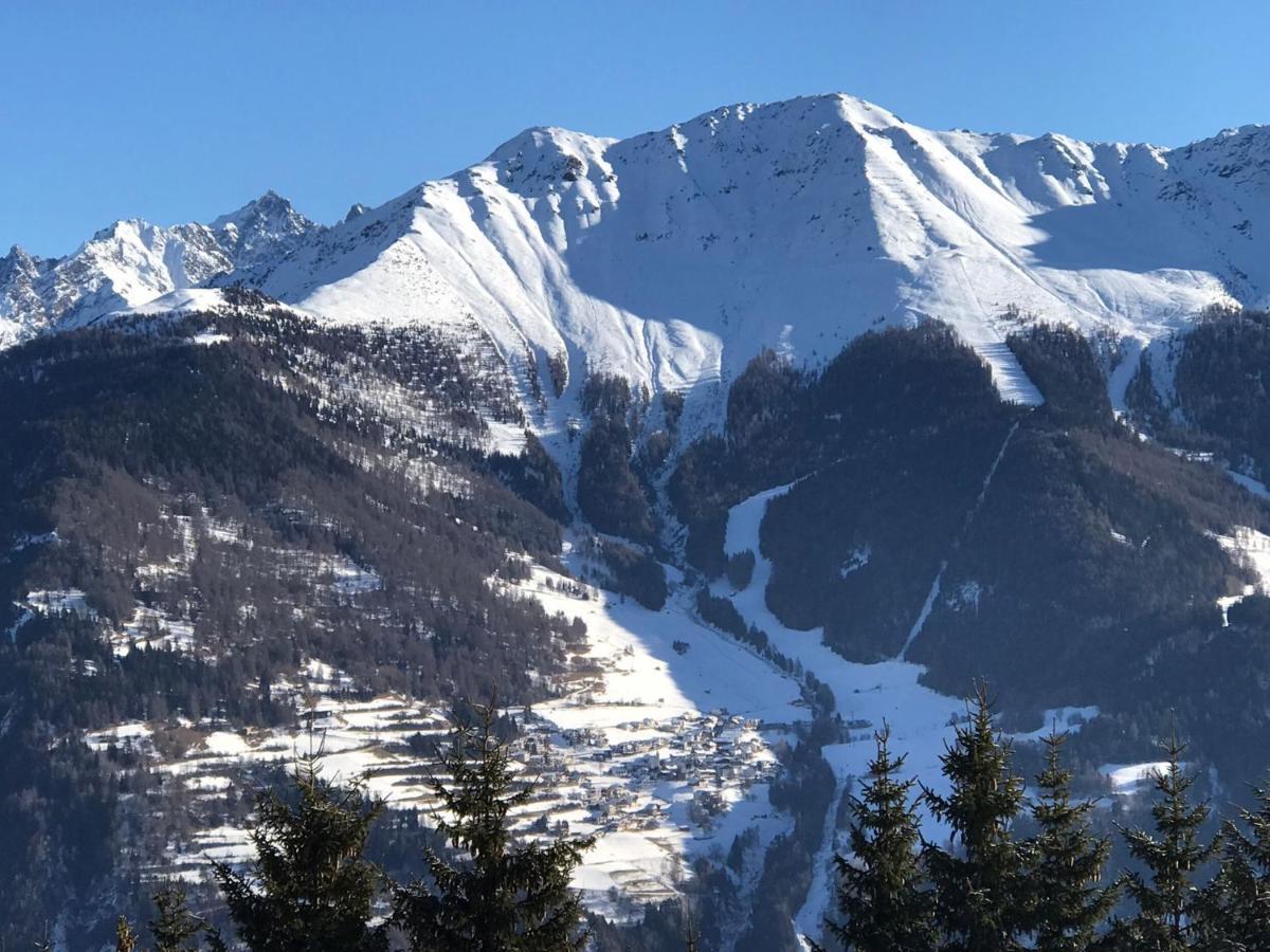 Appartement Schneekristall Fendels Buitenkant foto